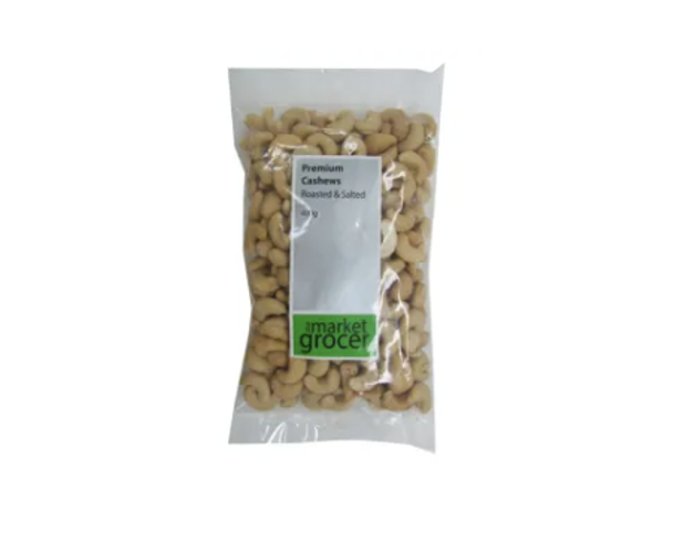 The Market Grocer Premium Salted Cashews 400g